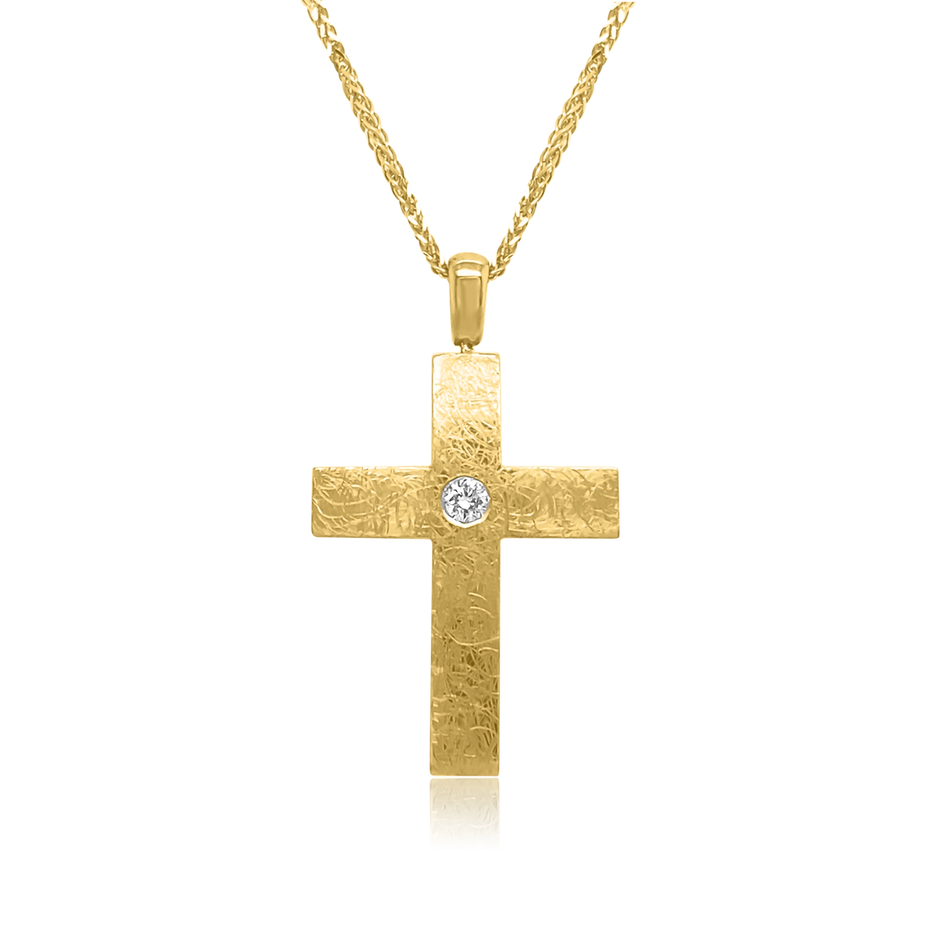 Cross with diamond 
