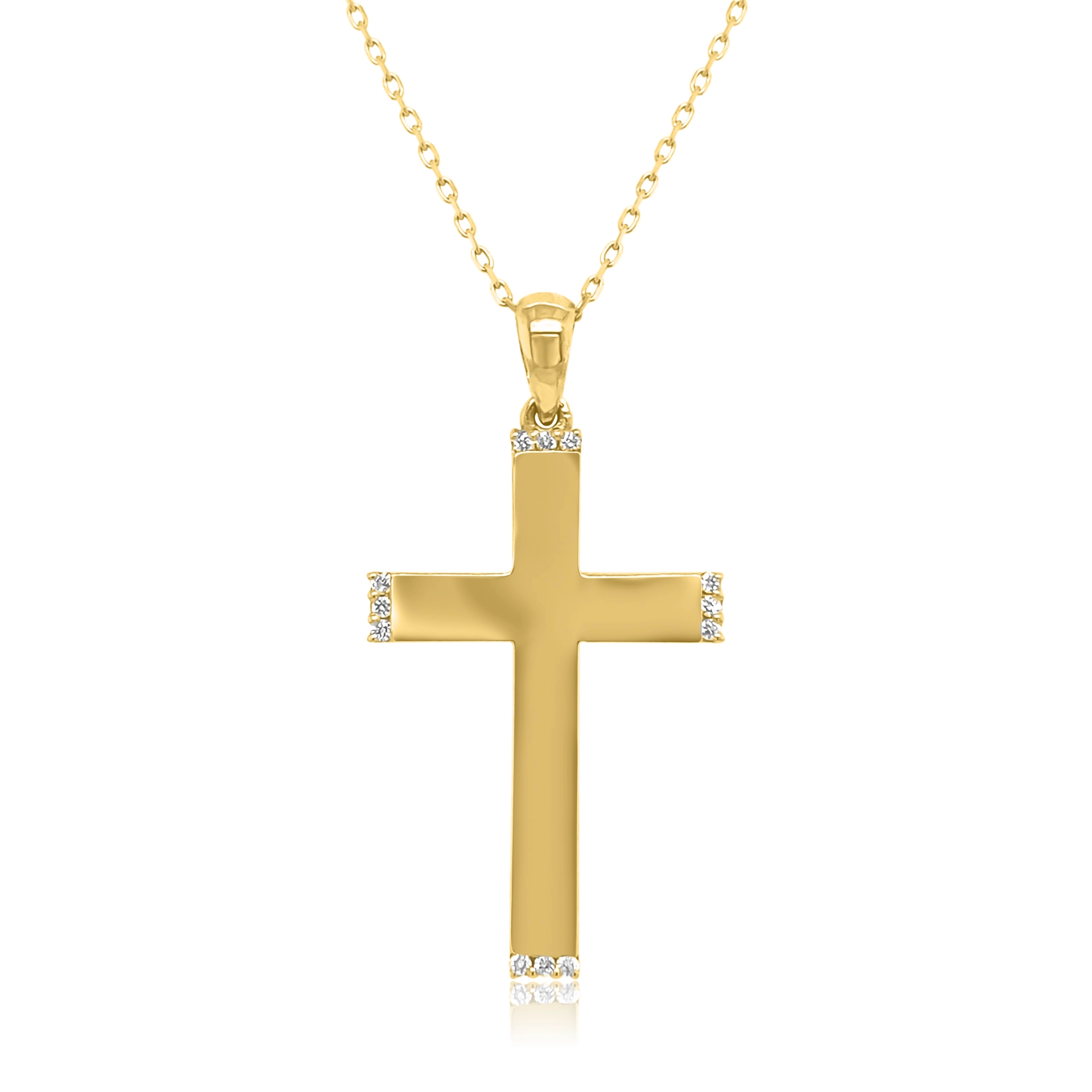 Cross with diamonds 
