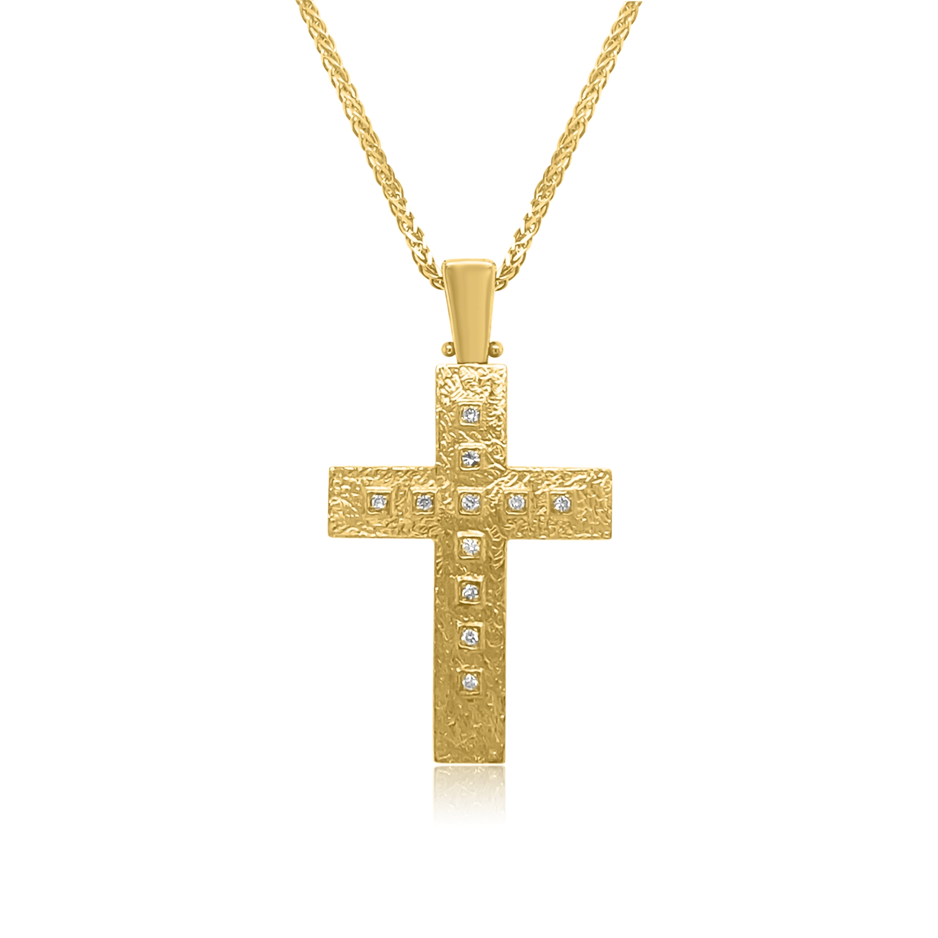 Cross with diamonds 