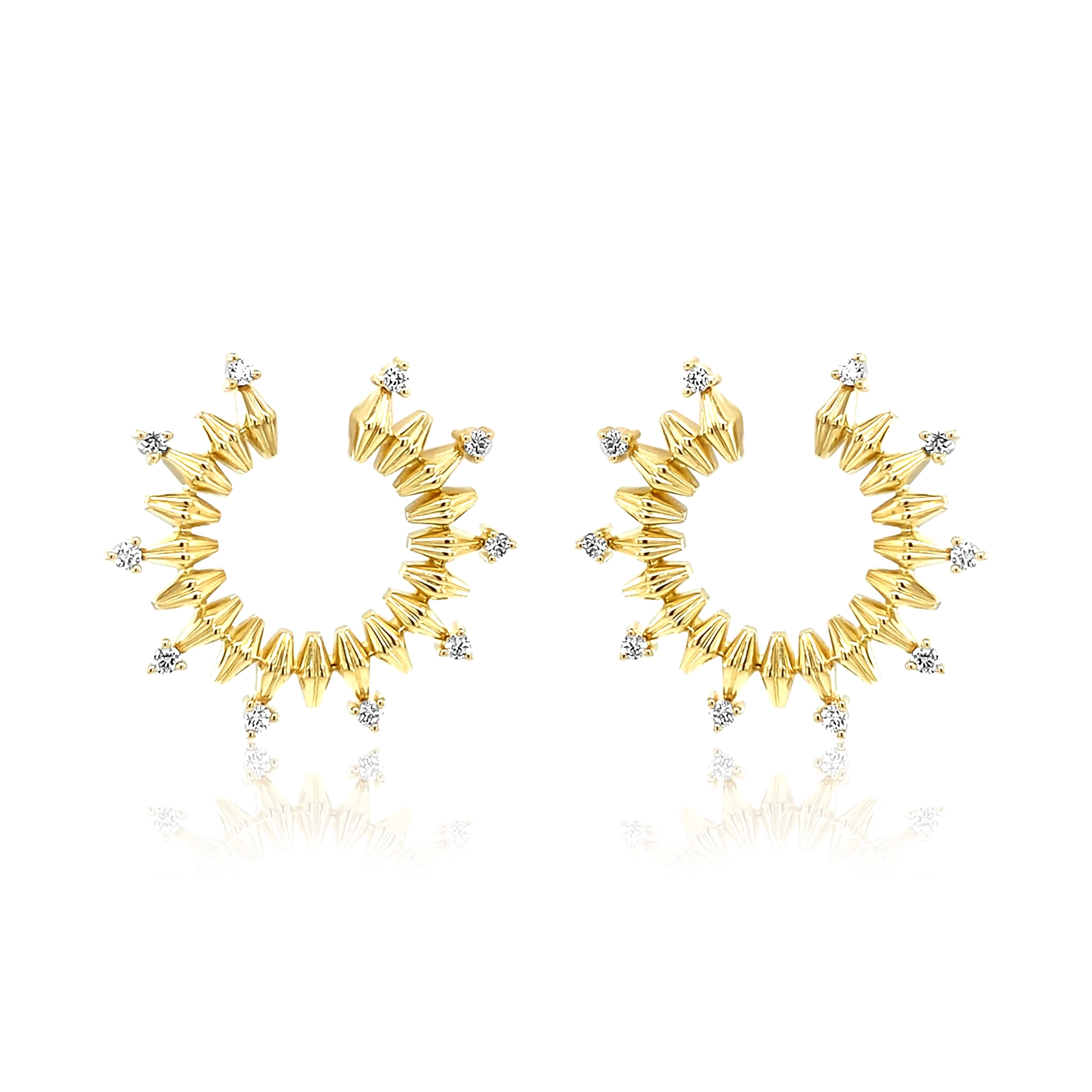 Circular earrings 