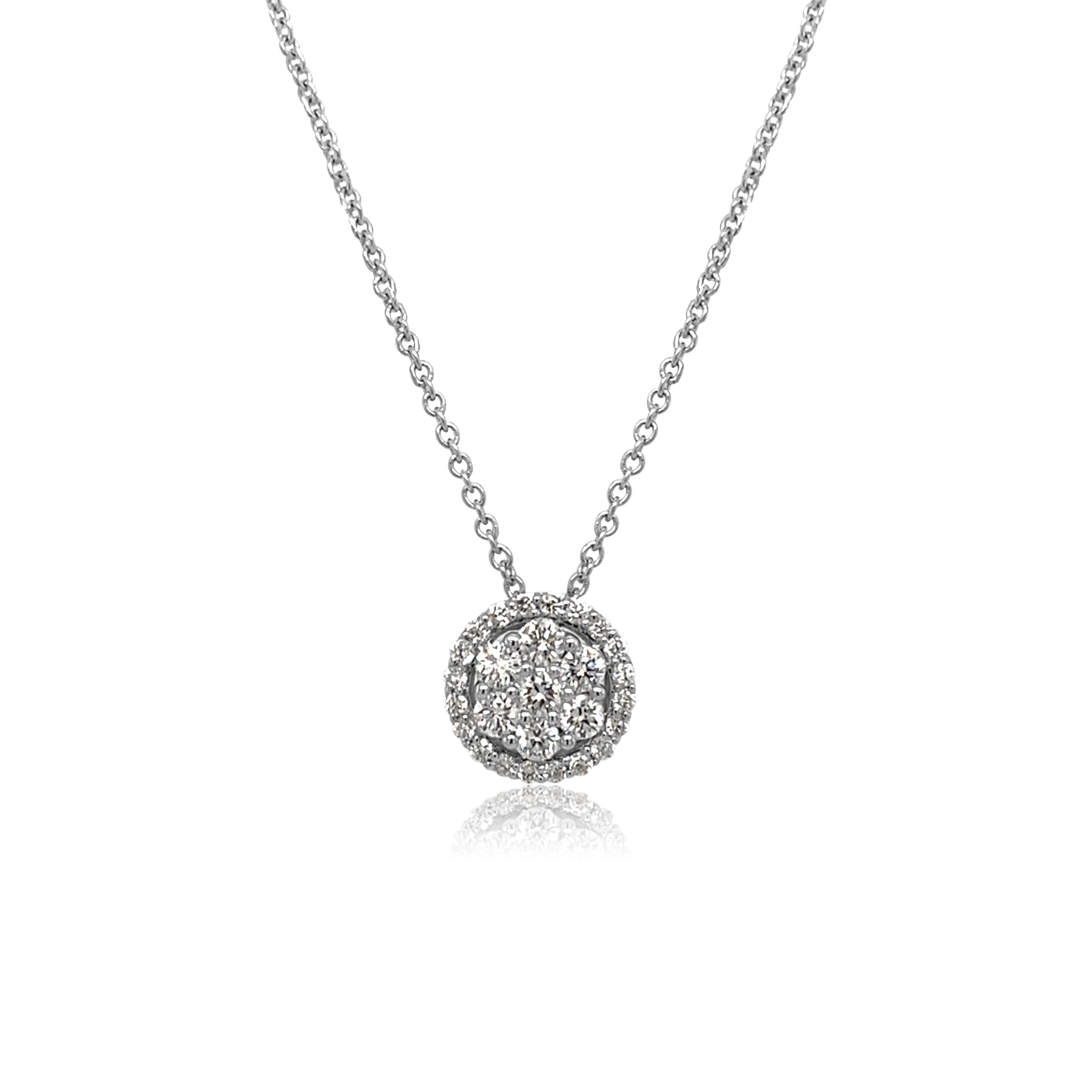 Pendant with diamonds