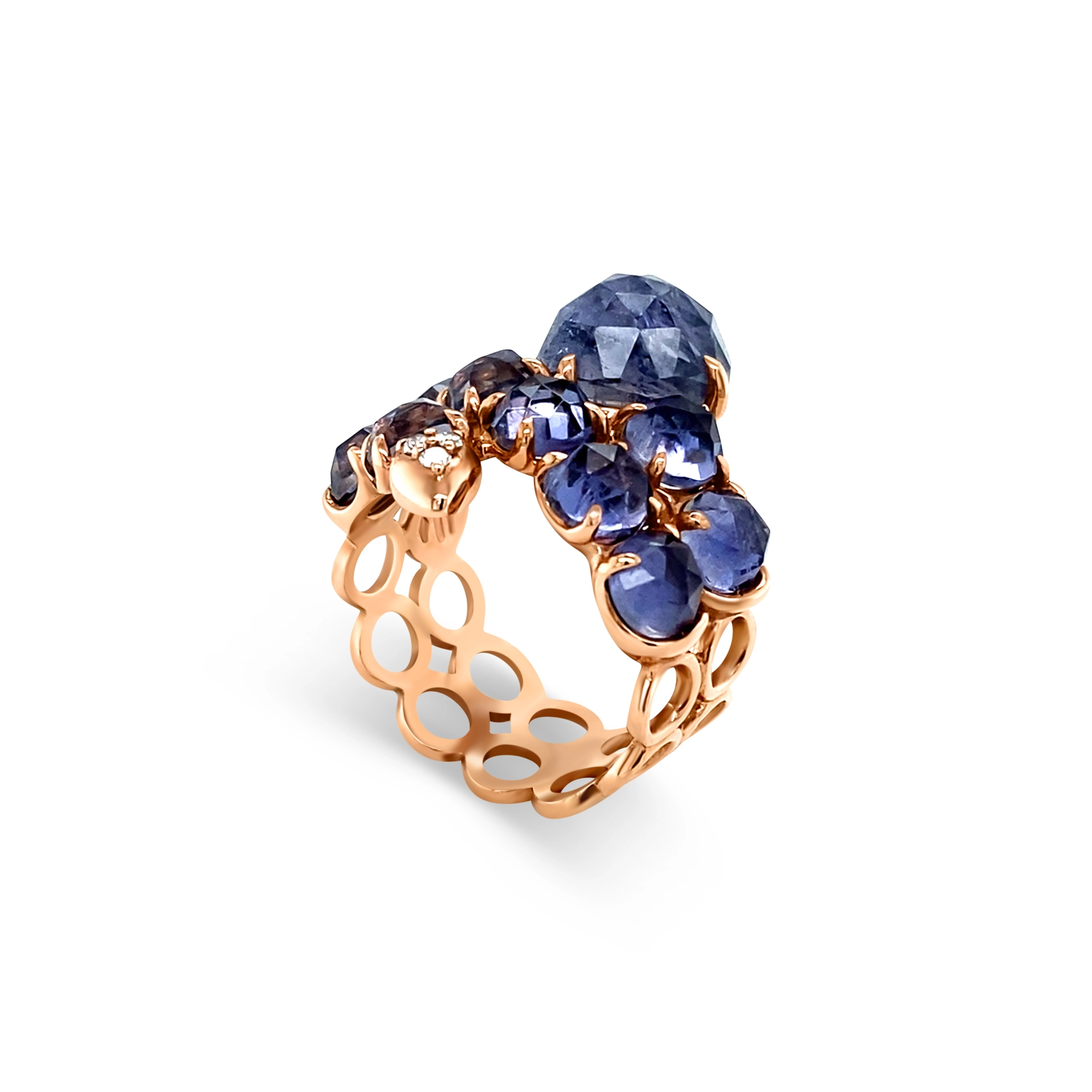 Iolite ring 