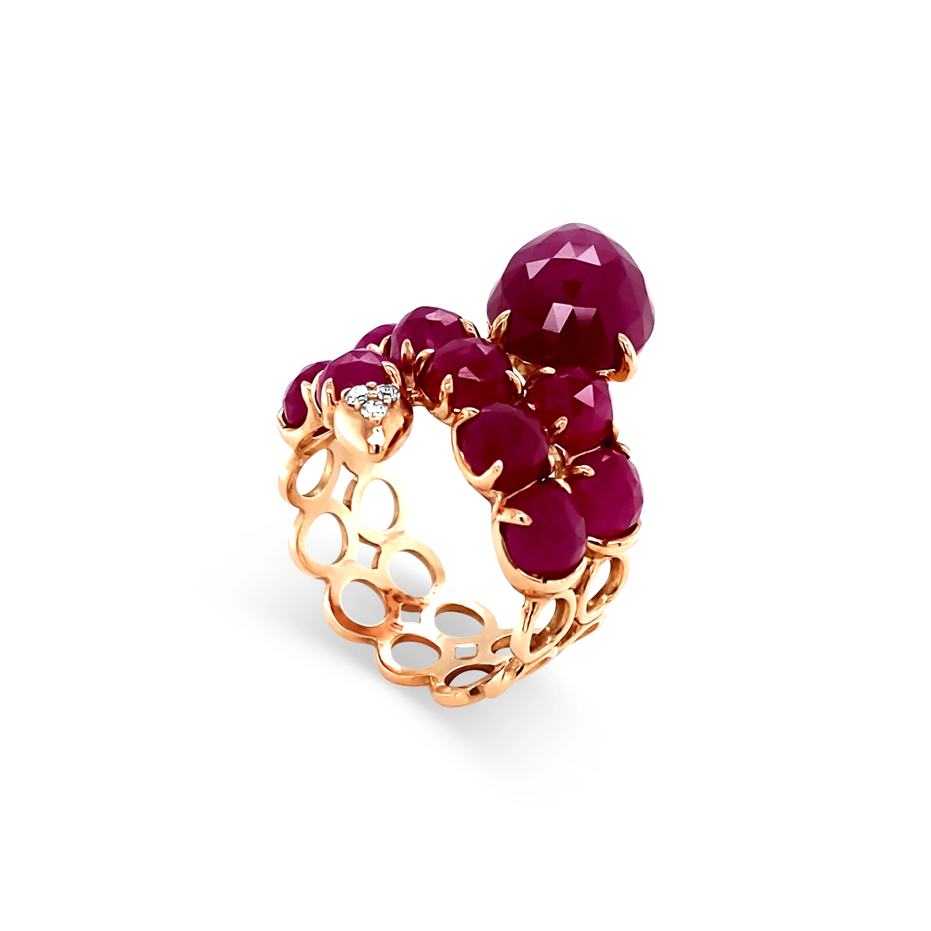 Ruby snake ring 